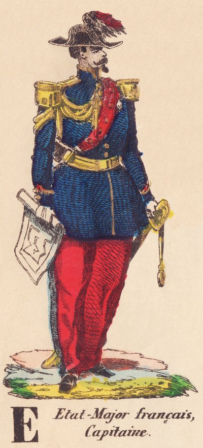 E: French staff, Captain by French School