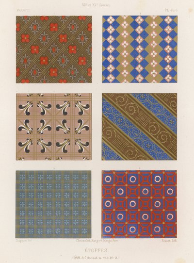 Embroidered Fabrics of 15th-Century France by French School