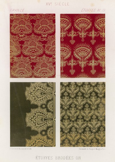 Embroidered Fabrics of 15th-Century France by French School