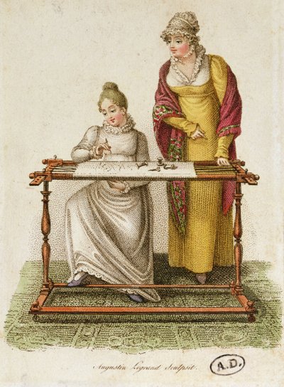 Embroidery, c.1810-20 by French School
