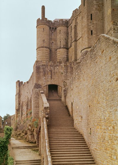 Entrance to the Abbey by French School