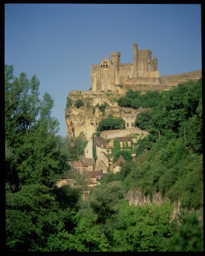 Exterior view from the lower cliffs by French School