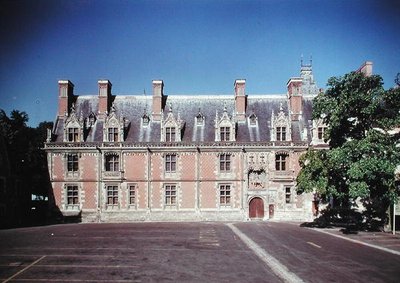 Facade of the Louis XII wing by French School