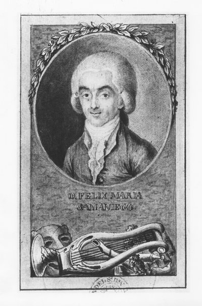 Felix Maria de Samaniego (lithograph) by French School