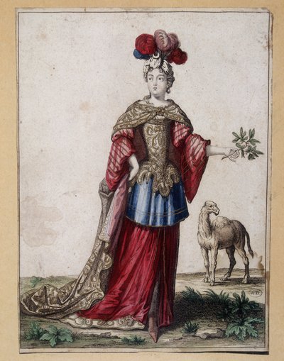 Female ballet costume by French School