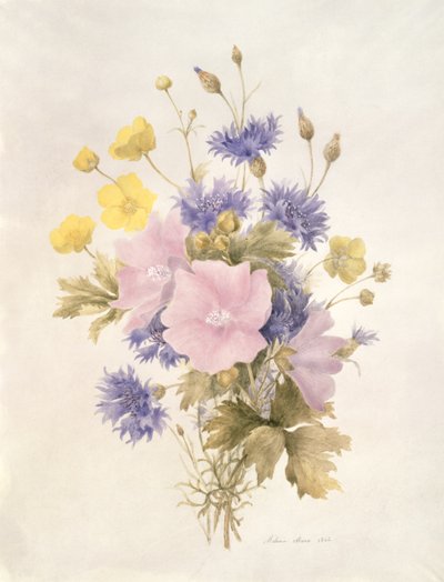 Field Flowers, 1842 by French School