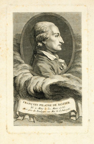 Francois Pilatre de Rozier, c.1785 by French School