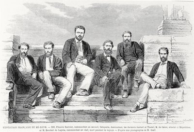 French Expedition to Me-Kong, 1868 by French School