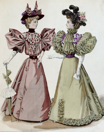 French Fashion, 1895 by French School