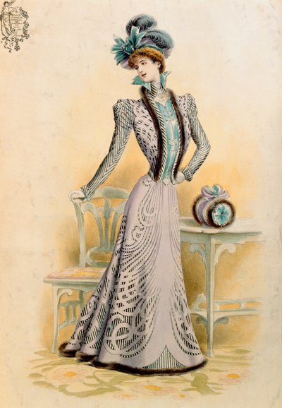 French Fashion, 1899 by French School