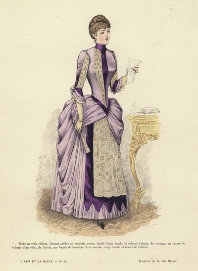 French fashion plate by French School