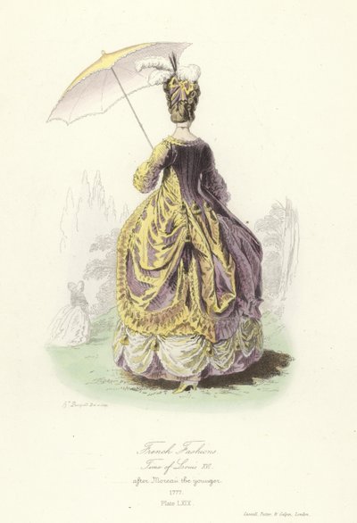 French Fashions, Time of Louis XVI by French School