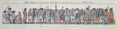 French soldiers in Germany, 1795 by French School