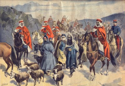 French victory in southern Algeria by French School