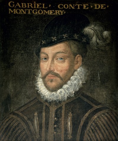 Gabriel Montgomery (1530-74) by French School