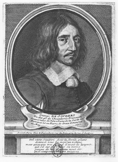 Georges de Scudéry (engraving) by French School