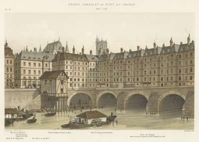 Grand Châtelet and Pont au Change, 1647-1788 by French School