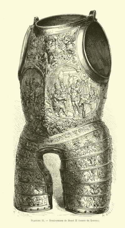 Half-Armour of Henry II of France by French School