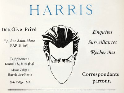 Harris - Private Detective by French School