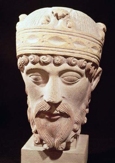 Head of Lothair I by French School