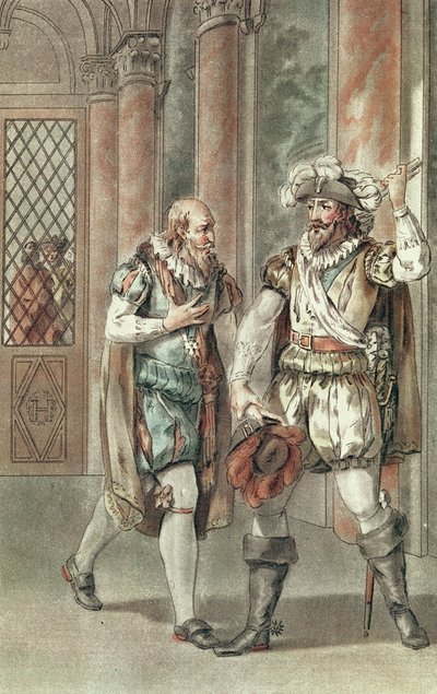 Henry IV Conversing with Sully by French School