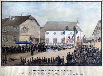 Inauguration of a Pentateuch, November by French School