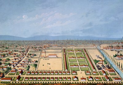 Industrial housing plan in Mulhouse, France by French School