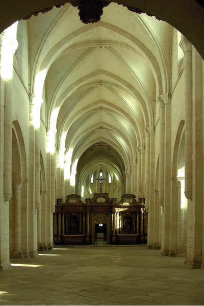 Interior of the Cistercian Abbey by French School