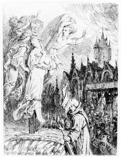 Joan of Arc at the Stake by French School