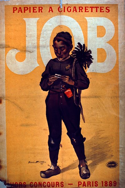 Job Cigarette Paper, 1895 by French School