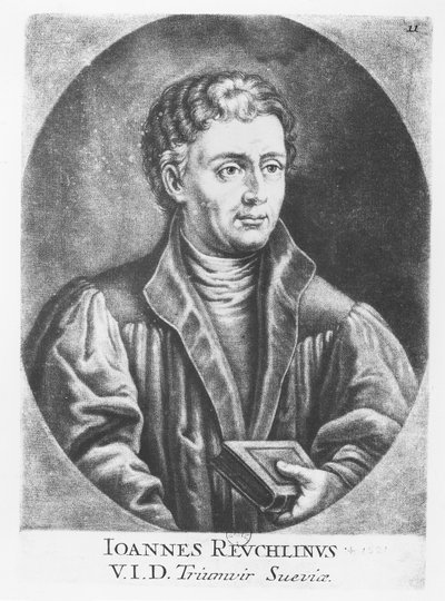 Johann Reuchlin (engraving) by French School