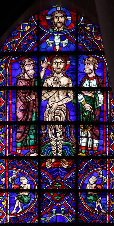 Jordan Baptism by French School