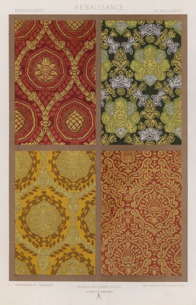 The Ornament of Fabrics: Renaissance by French School