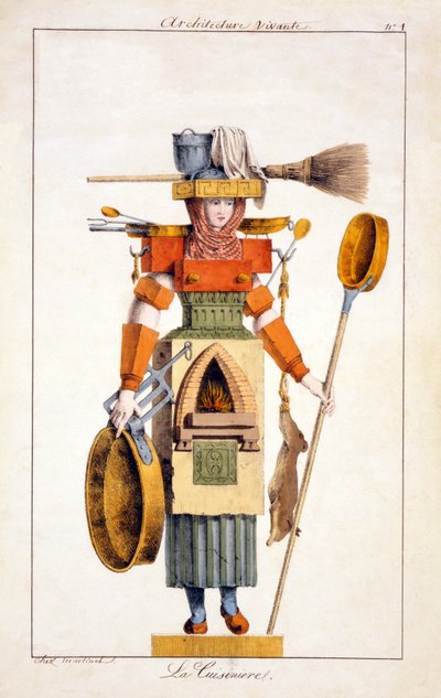 The Cook, from Architecture Vivante by French School
