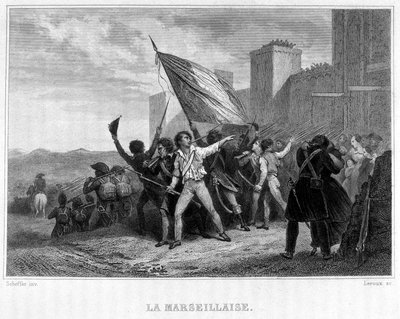 La Marseillaise (August 10) by French School