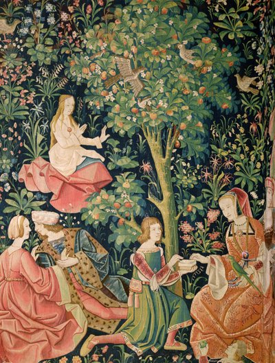 The Noble Life: Gallant Scene, c.1500 by French School