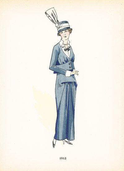 Ladies fashion, 1913 by French School