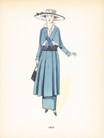 Ladies fashion, 1914 by French School