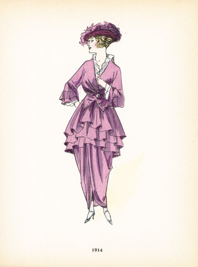 Ladies fashion, 1914 by French School