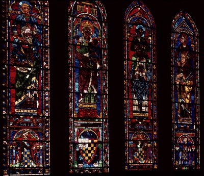 Lancet windows from the south transept, c.1217-25 by French School