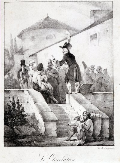 The Charlatan (Miracle Product Seller) by French School
