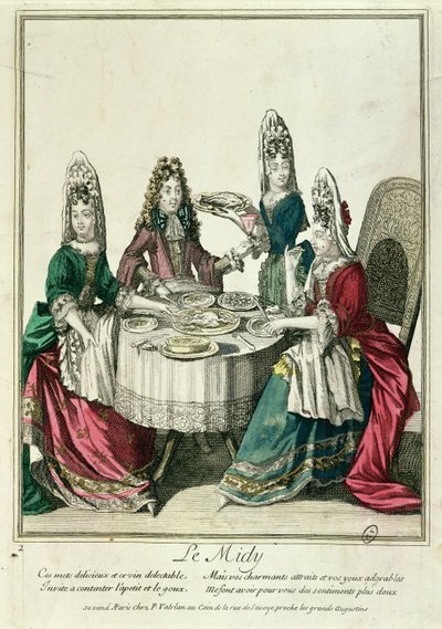 Le Midy, end of the 17th century by French School