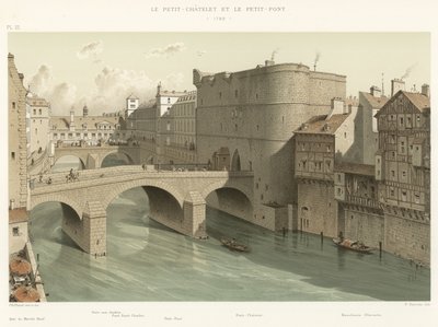 The Petit-Châtelet and Petit-Pont, 1780 by French School