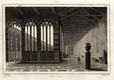 The Campo Santo in Pisa by French School