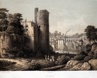 The Château de Clisson by French School
