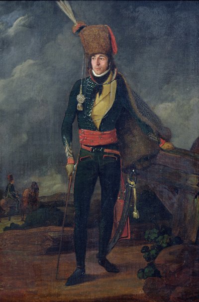 Lieutenant of the 8th Hussars by French School