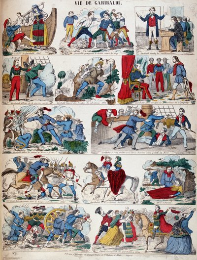 Life of Giuseppe Garibaldi in Several Drawings by French School