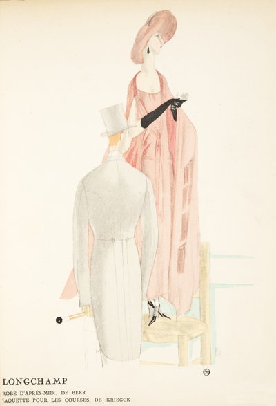Longchamp, from a Collection of Fashion Plates by French School