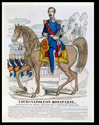 Louis-Napoleon Bonaparte, future Napoleon III, 1849 by French School