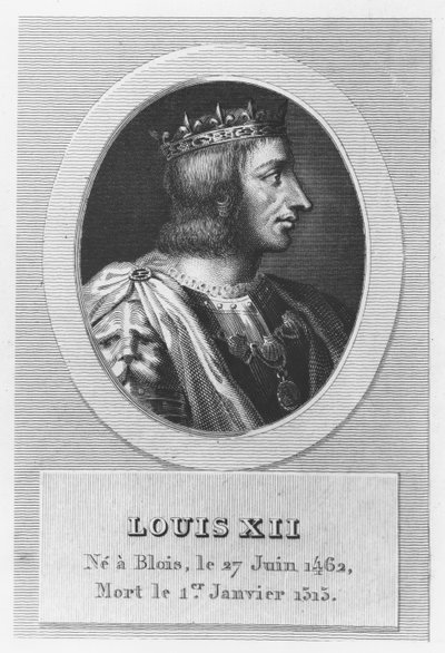 Louis XII, King of France by French School